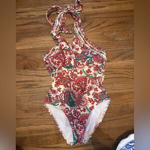 Boden Colorful Floral Swimsuit